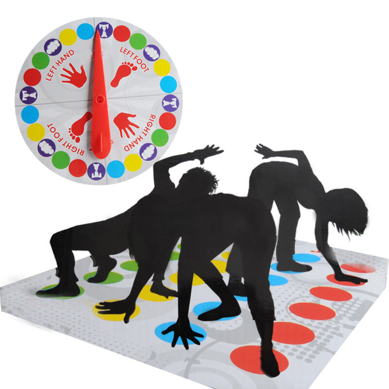 Zabawna gra rodzinna gra Twister gry wewnątrz zabawki na zewnątrz gra skręcanie ciała dla dzieci interaktywne pomoce grupowe dla dorosłych