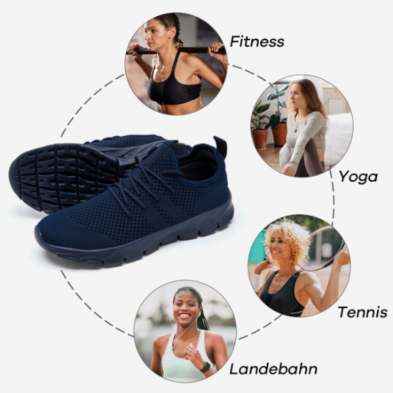 Fujeak รองเท้าลำลองใส่ได้ทั้งชายและหญิง, รองเท้าน้ำหนักเบาไซส์พิเศษกันลื่น Comfort รองเท้าตาข่ายระบายอากาศได้ดีมี gratis ongkir