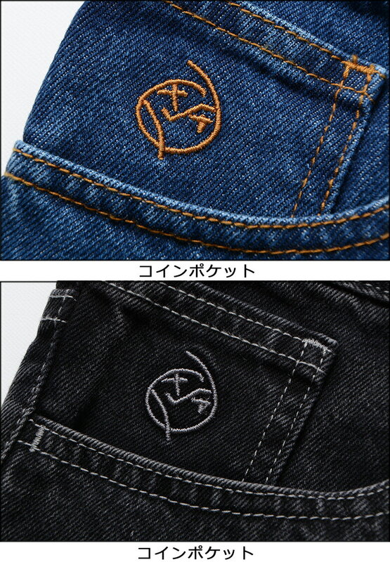 Harajuku New Y2K Streetwear Polar Big Boy Dark Blue Jean Shorts Hip Hop Cartoon Graphic Embroidery Baggy Denim Gym Shorts Men