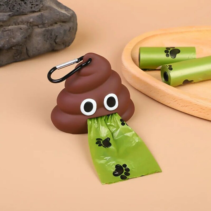 Hot Sale Newest  Portable Pet Waste Bag Dispenser Poop Bag Dogs Cat Trash Carrier Pet Bag Loader Cleaning Tool Fast Delivery