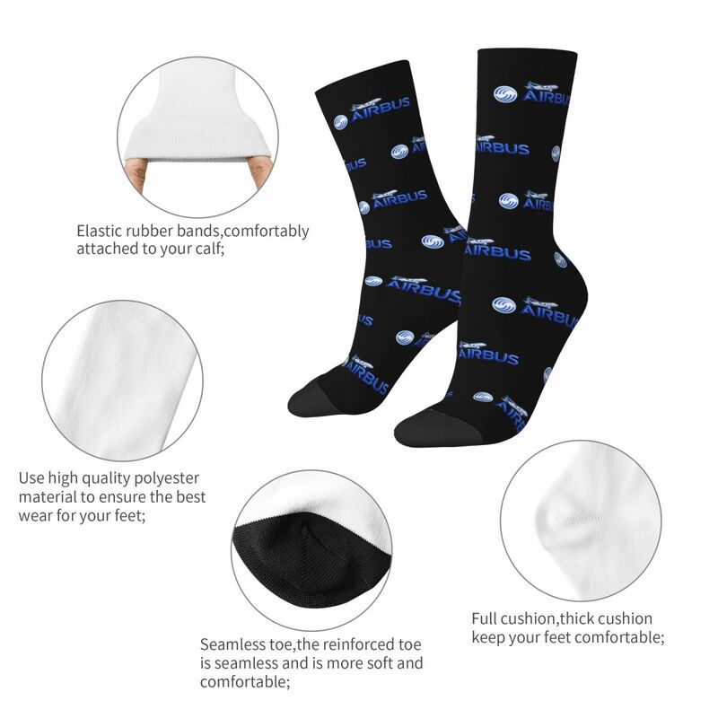 Winter Warm Cool Men's Women's Airbus Socks Breathable Football Socks