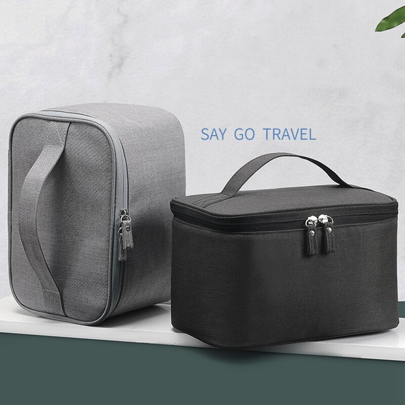여성용 방수 메쉬 포켓 메이크업 가방, 여행용 화장품 가방, 대형 휴대용 세면 용품 보관