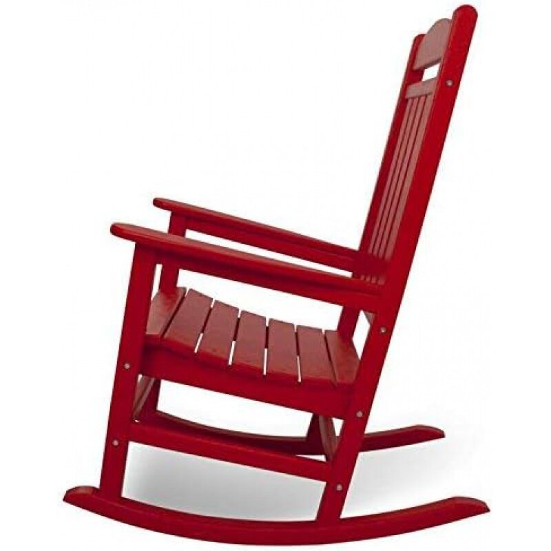 Кресло-качалка POLYWOOD R100SR, красное, закат