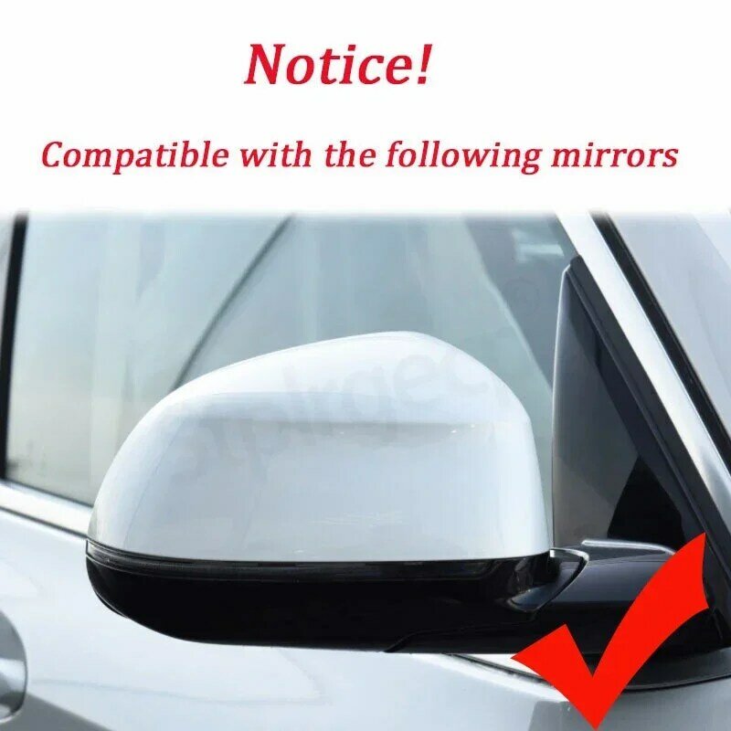 Чехол из углеродного волокна для автомобильного зеркала заднего вида с крыльями и боковыми зеркалами, чехол для BMW x3 G01 x4 G02 x5 G05 2018-22, черный стиль M3