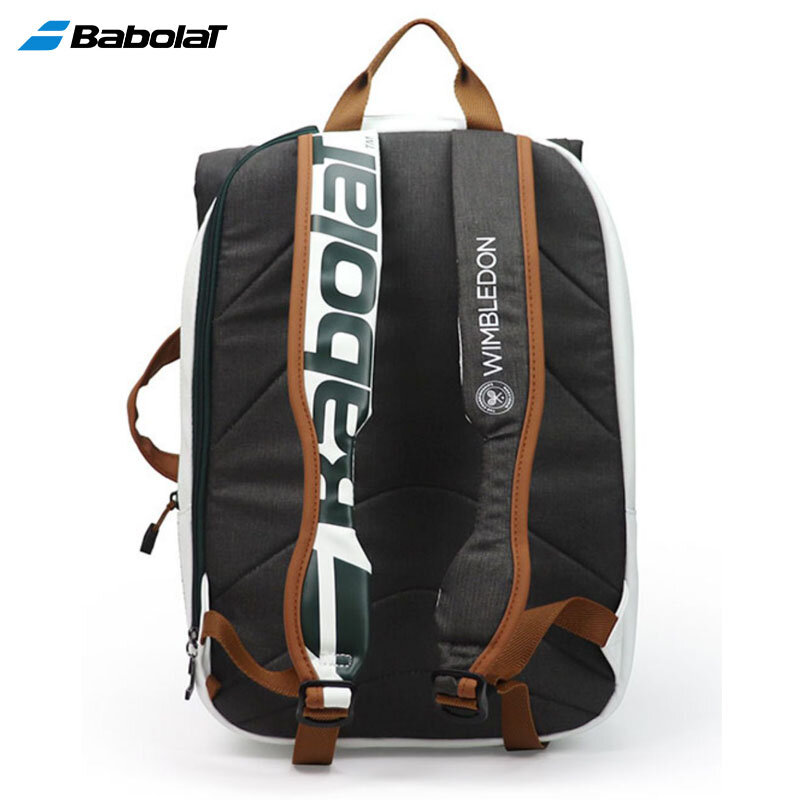 Zaino da Tennis Babolat originale Pure Wimbledon Co-branding Tennis Padel Squash borsa per racchette da Badminton borse per ramete di grande capacità
