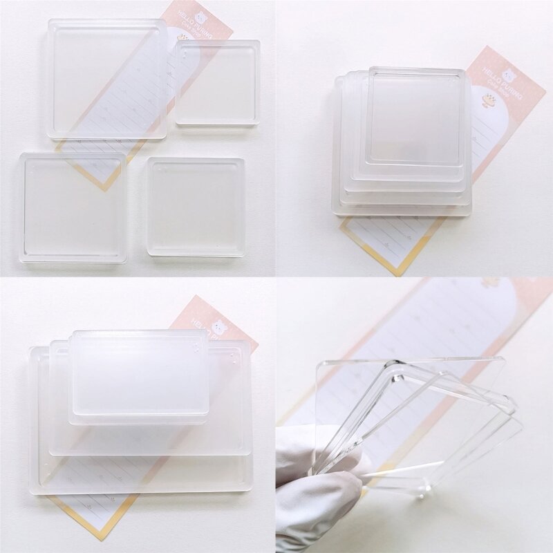 Llaveros de acrílico en blanco de varios estilos, llaveros transparentes en blanco a granel para manualidades de llaveros DIY y