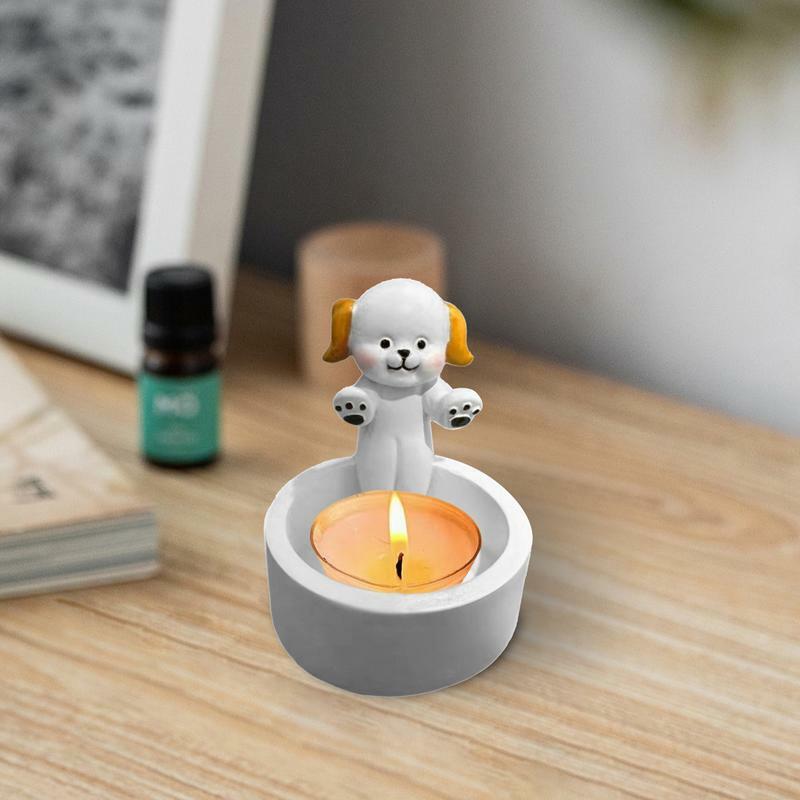 1pc Animal Candle Holder Cute Grilled  Aromatherapy Candle Holder  With Warming Cute Paws Scented Candle Holder for home decor