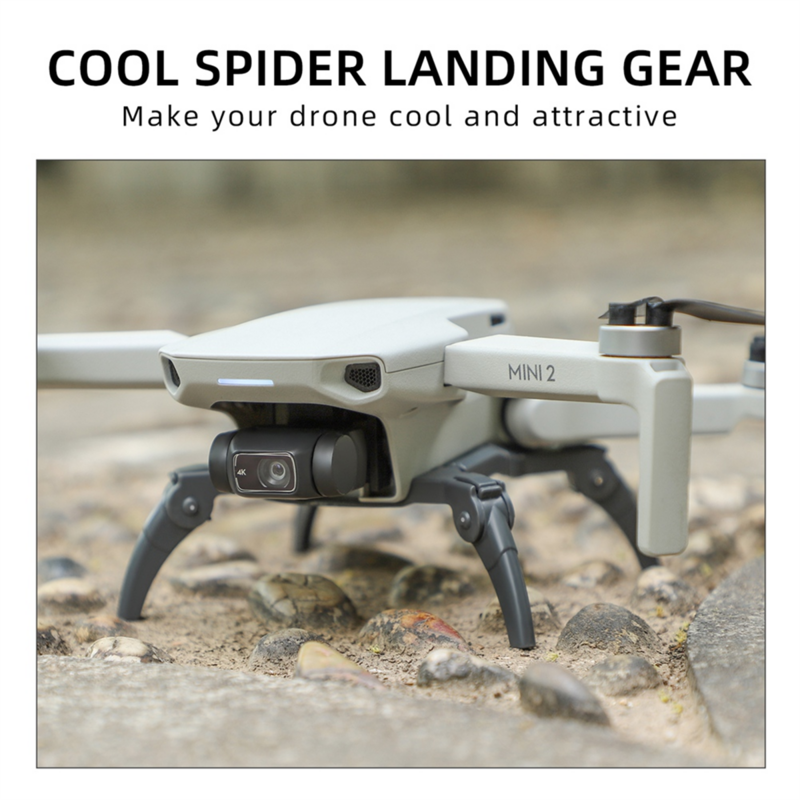 Supporto Booster Drone per Mini 4K/Mini 2 SE/Mini 2/Mini SE/Mini cavalletto staffa di protezione pieghevole per atterraggio, A