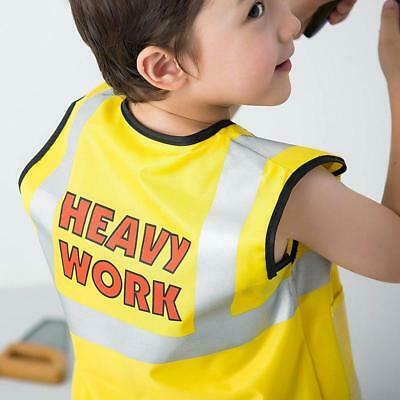 子供のための重い建設労働者の衣装キット、ロールプレイトイセット、キャリアコスプレコスチューム、2021