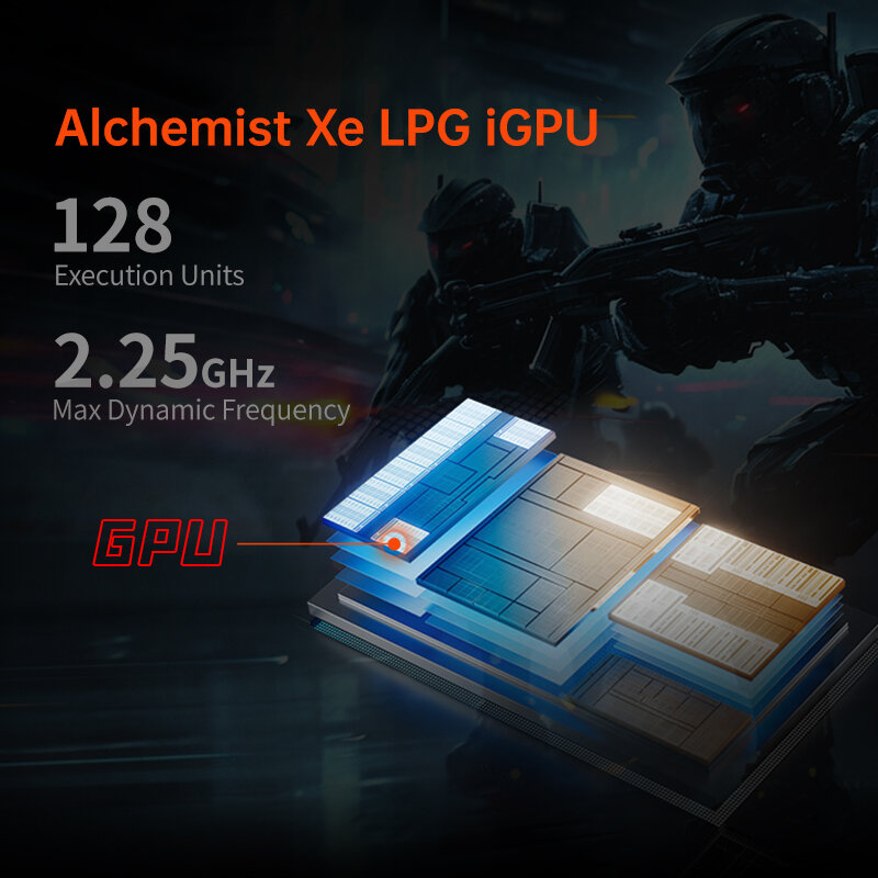 OneXPlayer X1 인텔 코어 울트라 7 155H 3 in 1 노트북 태블릿 휴대용 게임 콘솔, 10.95 인치 120 Hz AI 데이터형 CPU 컴퓨터, Win 11