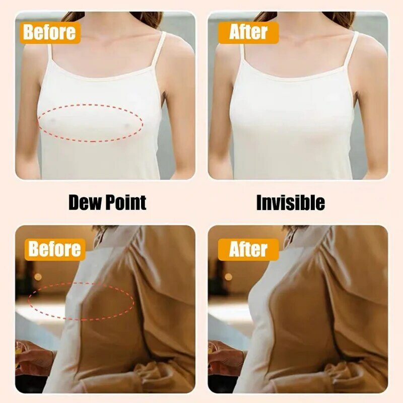 Autocollant de soutien-gorge réutilisable en silicone pour femme, couvre-seins, coussinets invisibles, pasties de poitrine, accessoires intimes