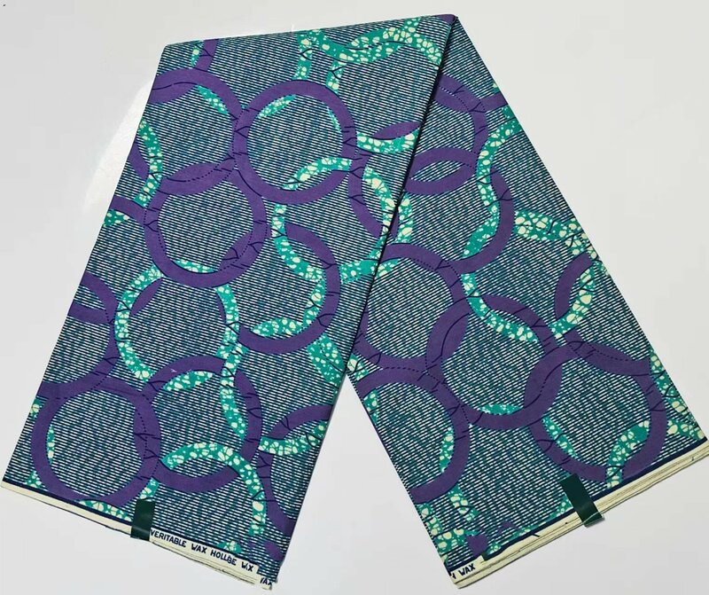 2024 Real African Dutch Batik Fabric For Dress High Quality Ankara Wax Printed Cotton Fabric From Holland 6 Yards TT3