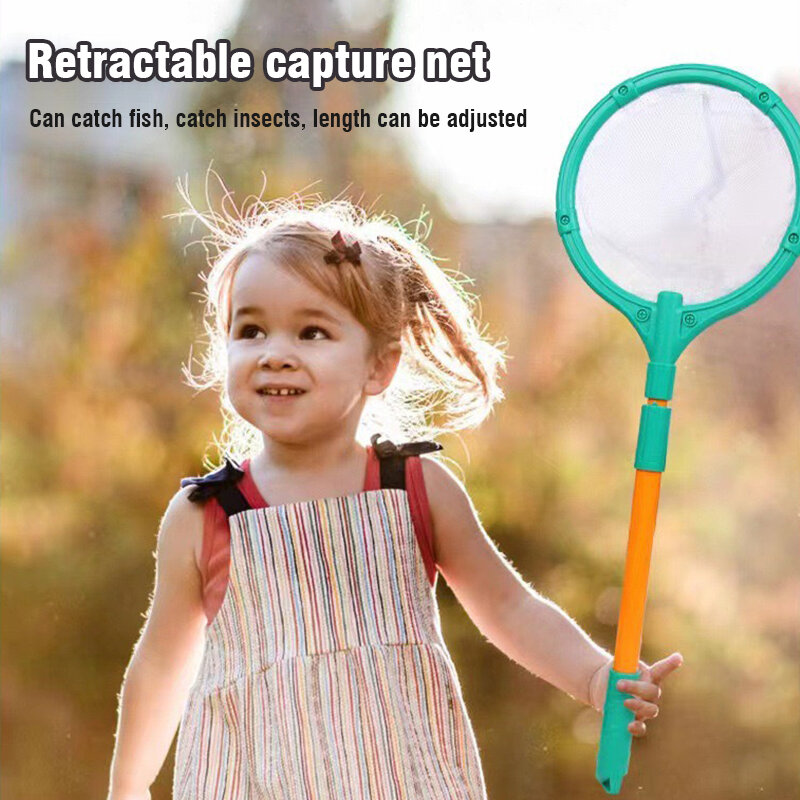 Bug Catcher Kit Outdoor Explorer Set with Binoculars Magnifying Glass Critter Case Butterfly Net Toy for Kid Gift Camping Hiking