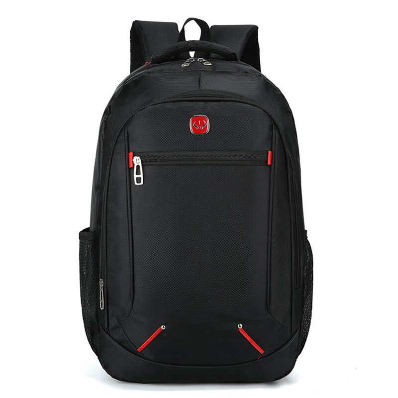 سعة كبيرة طالب حقيبة مدرسية عادية بلون حقيبة الظهر المواد أكسفورد الرجال حقيبة جديدة متعددة الوظائف حقيبة بسيطة
