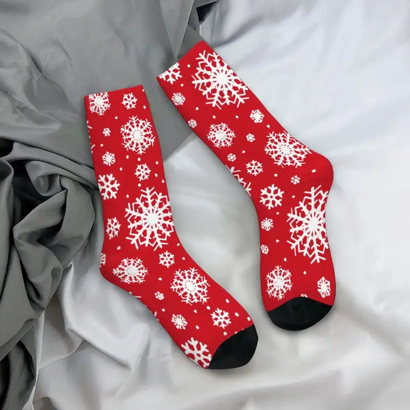 Calzini natalizi Unisex caldi invernali caldi calzini da calcio antiscivolo