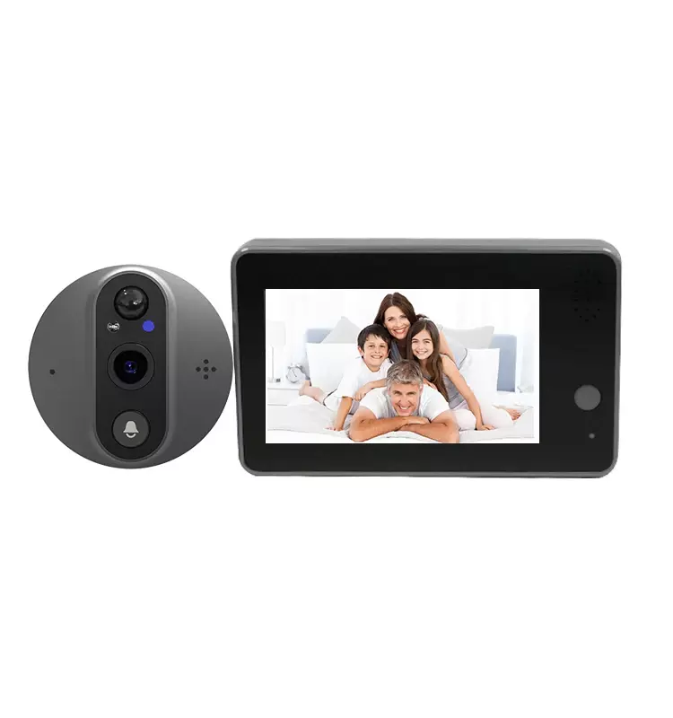 ED-500PA Remote peephole camera HD1080P image Tuya smart visual cat eye 4.3-inch display Wifi Peephole Video Doorbell