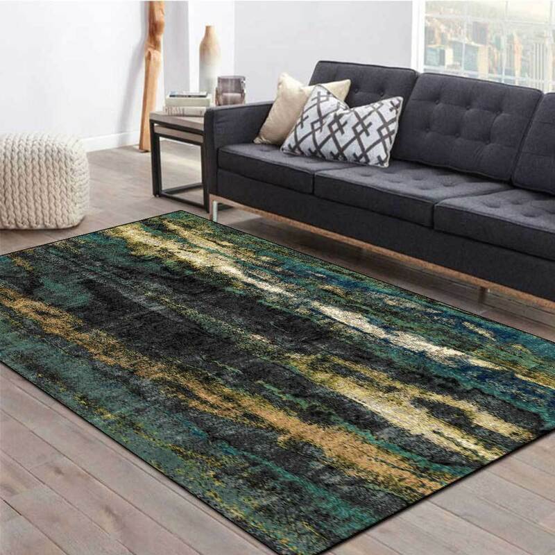 Fashion Minimalist Abstract Living Room Bedroom Bedside Carpet Floor Mat