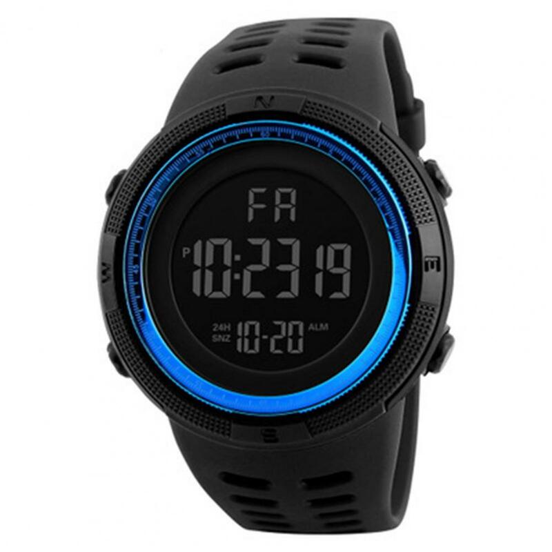 Светодиодные цифровые электронные часы, водонепроницаемые спортивные часы с отображением даты и дня, электронные часы для мальчиков и девочек, умные часы