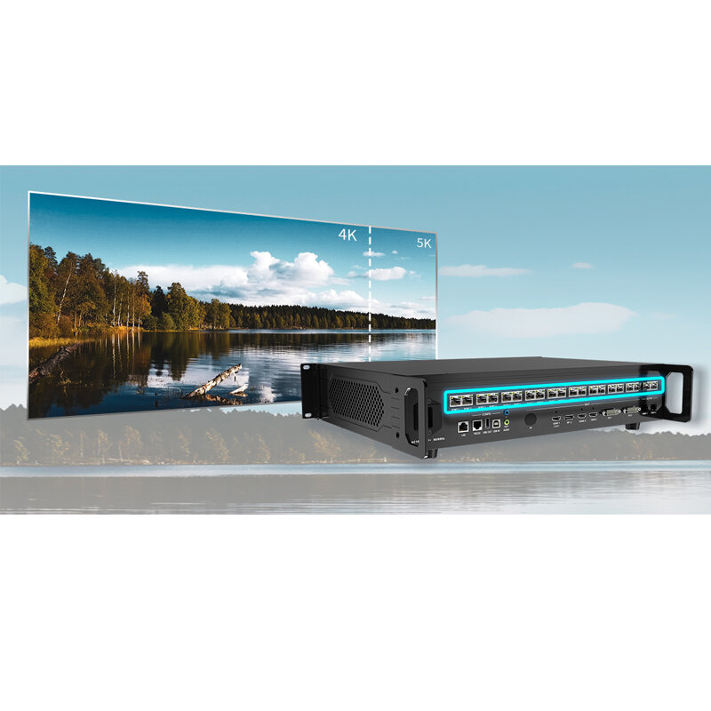 Prosesor Video LED X20 Colorlight 13 juta kapasitas piksel mendukung HDMI dan DVI , DP mendukung 4K
