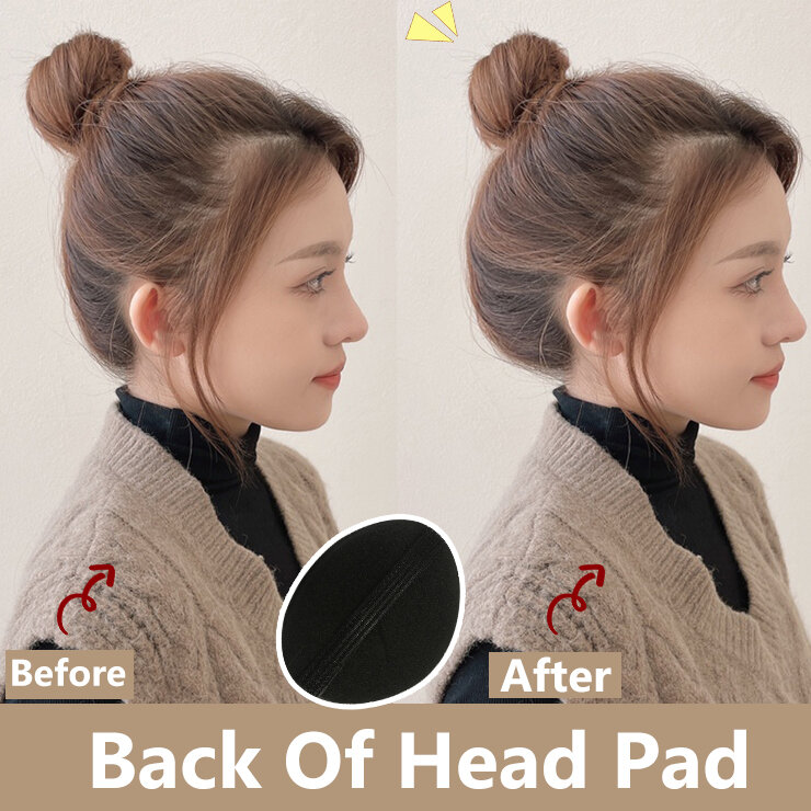 Hair Fluffy Invisible Clip Puff Head Cushion Sponge Pad False Hair Base Comb Women Hair Styling Beauty Tool Accessories