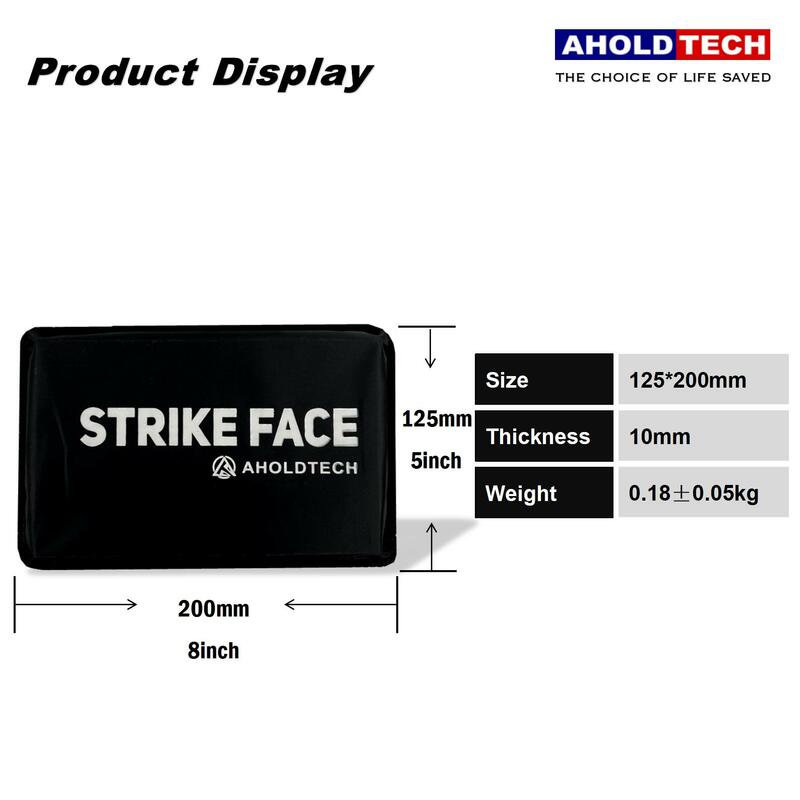 Aholdtech PS01-ST03 NIJ IIIA 3A Soft Armor Panel Ballistic Vest Bulletproof Board Side Waist Plate 5*8