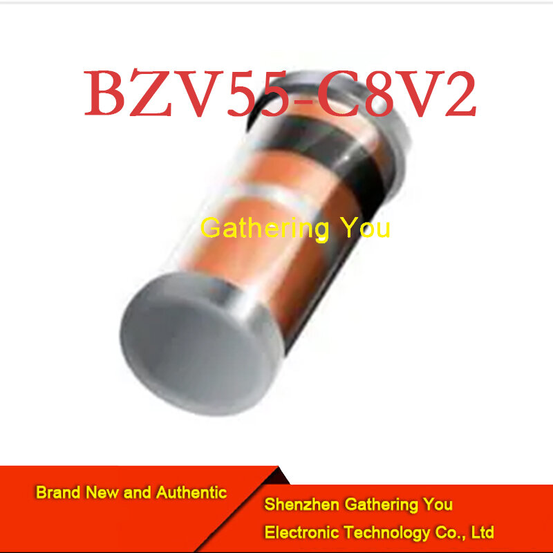 BZV55-C8V2 LL34 Tensão Regulador Diodo, autêntico, Brand New