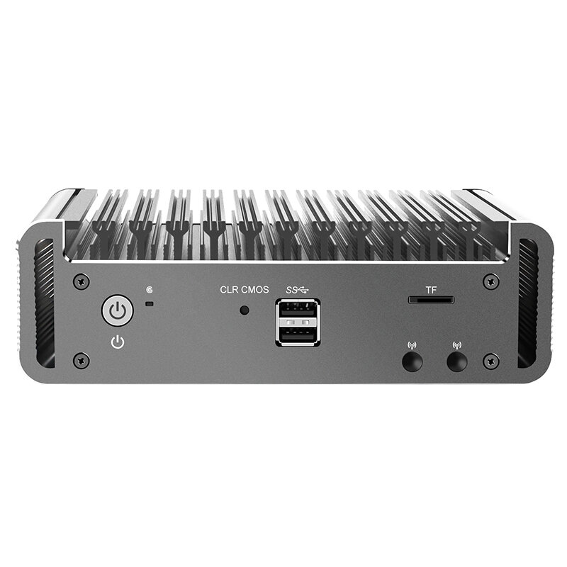 Сетевой мини-маршрутизатор Micro брандмауэр, генератор 12 поколения Alder Lake i3 N305 N100 4 Intel I226-V 2,5 GbE NIC, сетевой шлюз без вентилятора