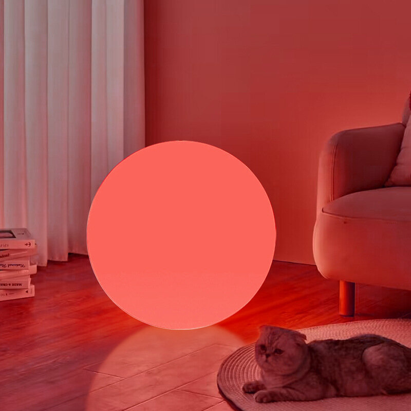RGB sfera lampada da tavolo atmosfera palla luce 16 colori dimmerabile AC o DC per la decorazione domestica camera da letto Foyer soggiorno Patio Party