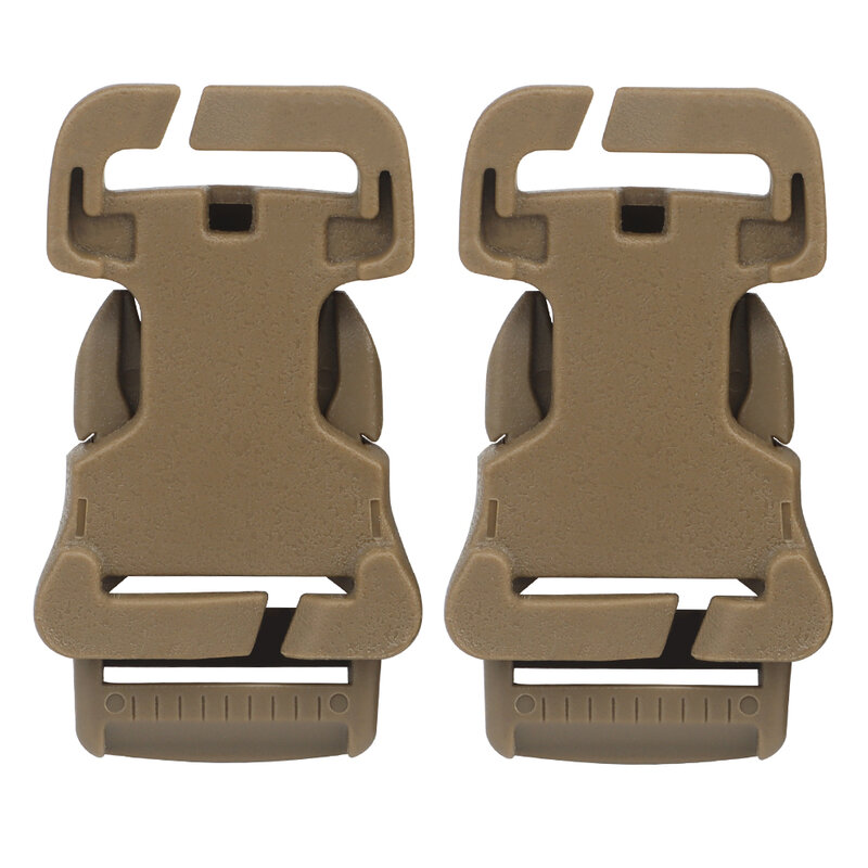 1 Inch QASM Buckle Quick Attach Surface Mount Tactical Mil-spec MOLLE PALS Webbing Airsoft Hunting Vest Modular Attachment Point