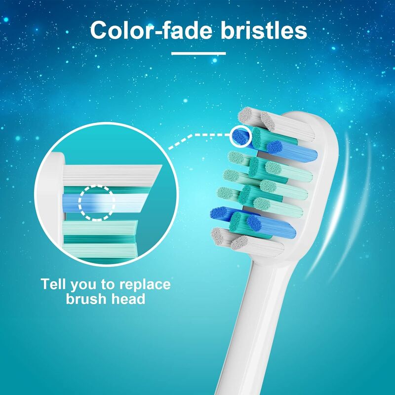 16PCS Replacement Toothbrush Heads Compatible with Phili Sonic Care Electric Tooth Brushes