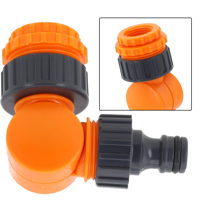 Angled Hose Connector For 1/2inHose Reel Cart Prevents Kinking Compatible Garden Watering Supplies Accessories