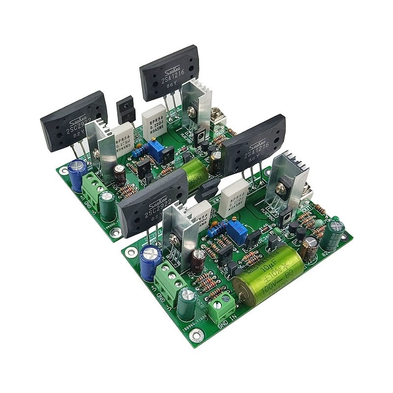Nuova scheda amplificatore discreta classica HIFI amplificatore Audio 35V/us da "Audio Power Design manuale" 2 sc2922 Dual 24V-Dual 50V