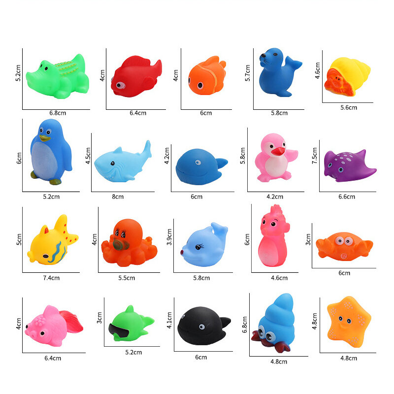 1pc brinquedo de banho animais natação brinquedos de água mini colorido macio flutuante borracha pato squeeze som engraçado presente para o bebê crianças