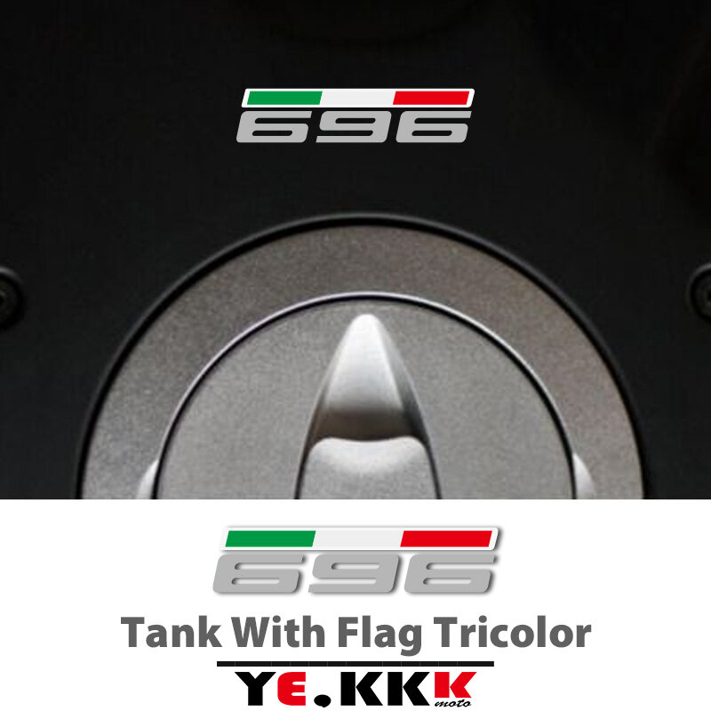 1 Sticker For DUCATI 696 SP EVO Panigale S Monster Tank Flag Tricolor Sticker Decal Customization