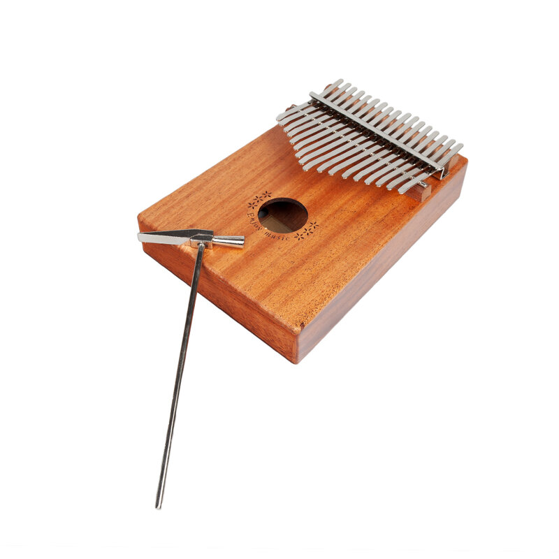 Mugig 17 Keys Kalimba Thumb Piano Solid Finger Sapele Wood Kalimba Musical Instrument Student Thumb Kalimba Gift Present For Kid