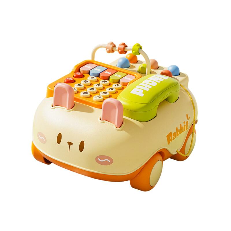 Baby Telephone Toy Educational Toy Simulation Cartoon Game Learning Toy Creative Baby Piano for Kids Boys Baby Holiday Gift