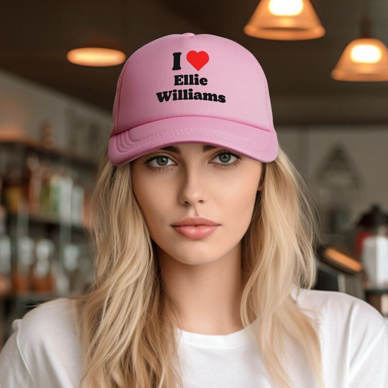 The Last Of Us I Love Ellie Williams gorras de béisbol, sombreros de malla lavables, gorras Unisex de moda