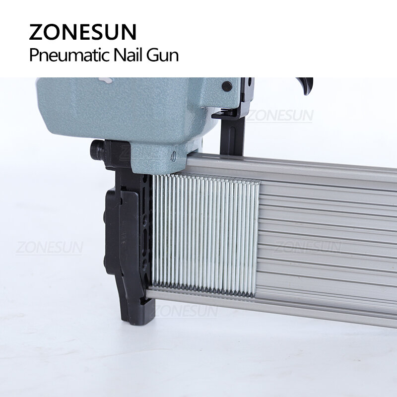 Zonesun ZS-ST64K空気圧釘銃広告取り付けツールハードウェア機器家の装飾木工大工製造