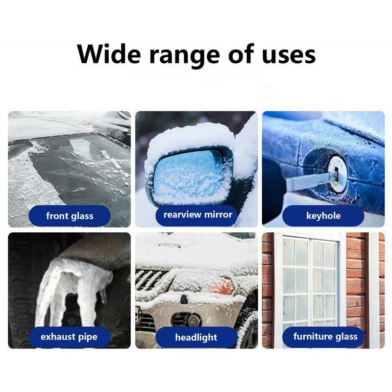 Deicer Spray per parabrezza Auto 500ml Ice Remover Auto Ice Melting Spray efficiente Spray per scongelamento finestra per tutti gli usi per