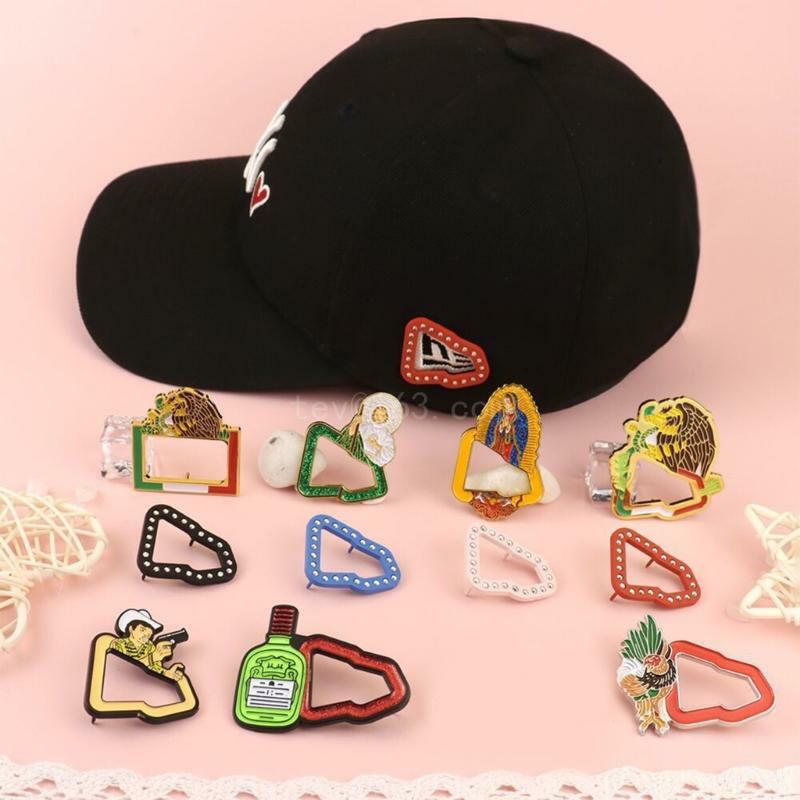 Pin Topi Dekoratif untuk Tas Bisbol Pin Lencana Kartun Enamel untuk Wanita Anak Perempuan Pin Tas InsStyle Ornamen Jimat Topi