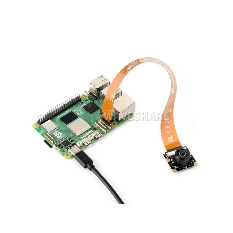 Waveshare Official Raspberry Pi CSI FPC Flexible Cable 200mm for Raspberry Pi 5, 22Pin To 15Pin, Suitable For CSI Camera Modules
