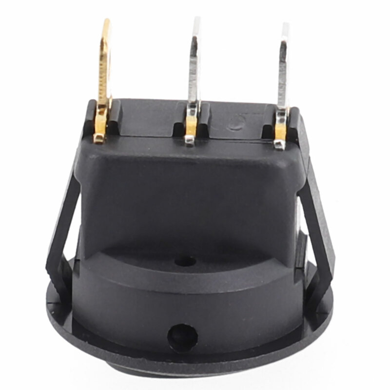 Voertuig Ronde Zwarte Sensoren Switch 3 Pin Rocker Parking Off Schakelaar Voor Achter Loopsensor Interieur Accessoire 12V 20a 3X2X2Cm