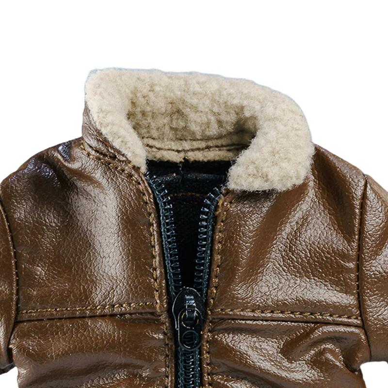 Action Figures Coat 1/12 Scale Jacket Miniature Character Clothing Doll Clothes Model Doll Toy for Club Dining Room Presents