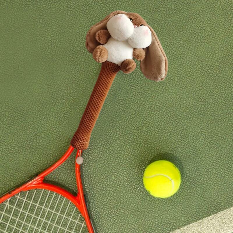 Paletka do badmintona osłona klamki kreskówka absorbujący tenisowy antypoślizgowy uchwyt rakieta