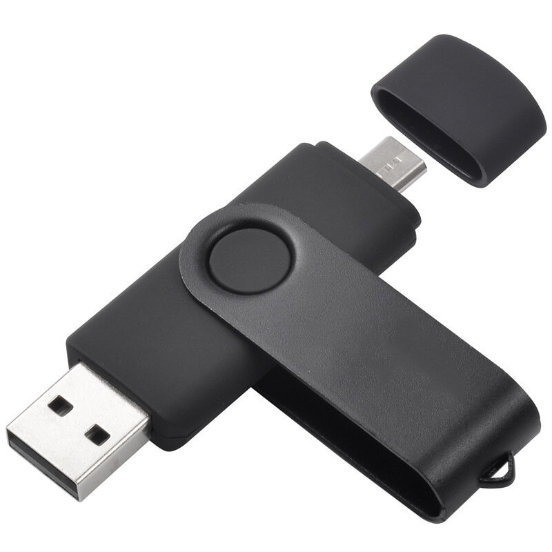 Logo Kustom Penggunaan Ganda Android OTG USB Flash Drive Pen Drive 4Gb 8Gb 16Gb 32Gb 64Gb USB 2.0 Pendrive Flash Drive Micro USB Stick