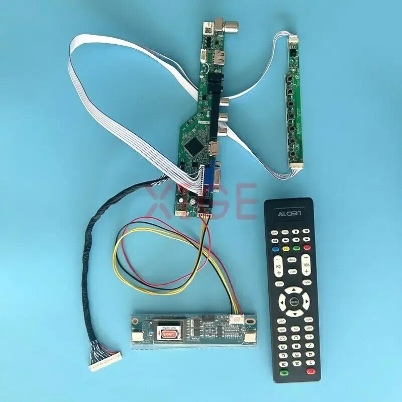 For LP171WP5 LP171WP6 LP171WP7 Driver Controller Board LCD Panel TV Analog AV+HDMI+VGA+IR+USB 2CCFL 1440*900 DIY Kit 30-Pin LVDS