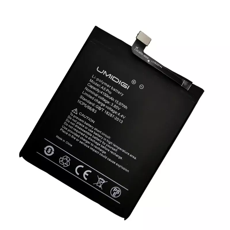 Batería de repuesto 2024 Original para UMI Umidigi A5 Pro A5Pro, 100% mAh, alta calidad, 4150 años
