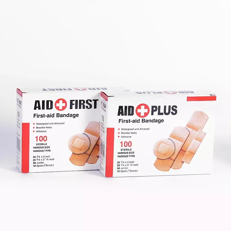 100pcs/set Baby Bandage Waterproof Breathable Adhesive Plaster Hemostasis Wound Sticker Dressing Band Aid Banditas for Children
