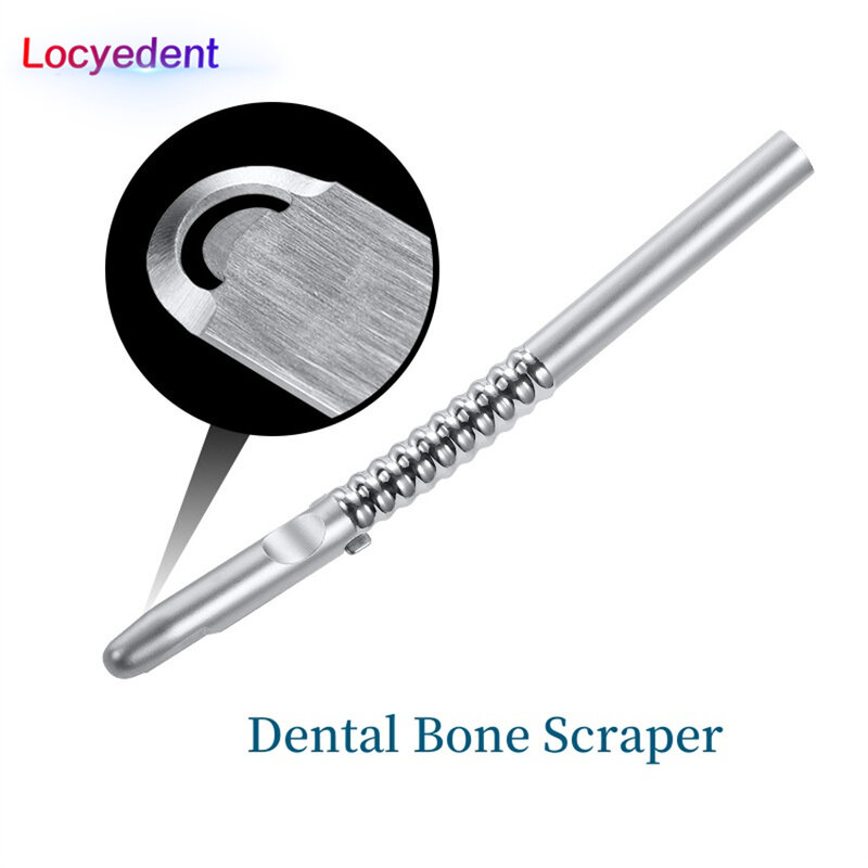 Pengeruk tulang gigi CVD, instrumen Dental tanam tulang pegangan tangan gratis pisau