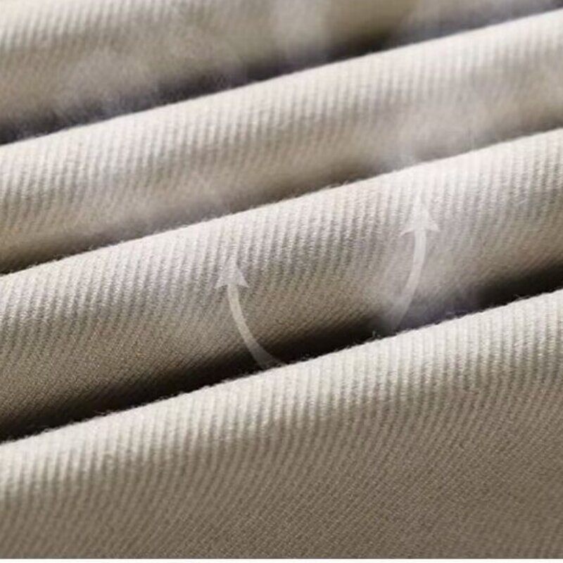 Pantalones Cargo de tela suave con múltiples bolsillos para hombre, pantalones Cargo resistentes al desgaste, cintura elástica, ropa Simple, primavera y verano